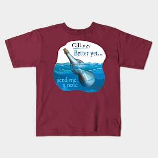 Note in a Bottle Kids T-Shirt